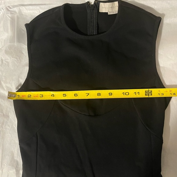 Stella McCartney Black Jersey Sleeveless Dress - Picture 13 of 13